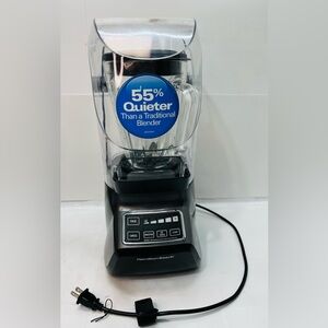Hamilton Beach Blender 53601 Quiet Blend Technology With Brand NWT Glass Jar
